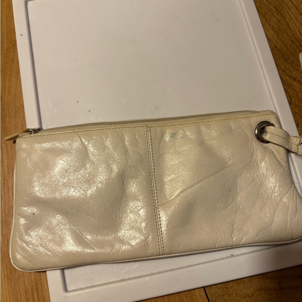 Vintage Holt Renfrew White Clutch
